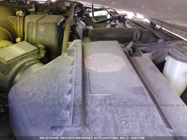 JT3GN86R8T0007419 - 1996 TOYOTA 4RUNNER SR5 GRAY photo 10