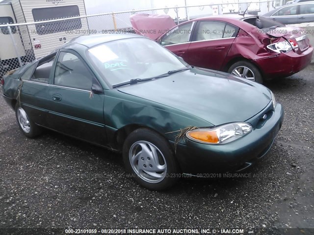 3FAFP13P91R212150 - 2001 FORD ESCORT GREEN photo 1