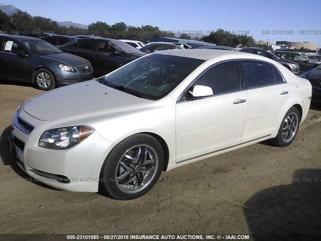 1G1ZC5E08CF335196 - 2012 CHEVROLET MALIBU 1LT თეთრი ფოტო 2