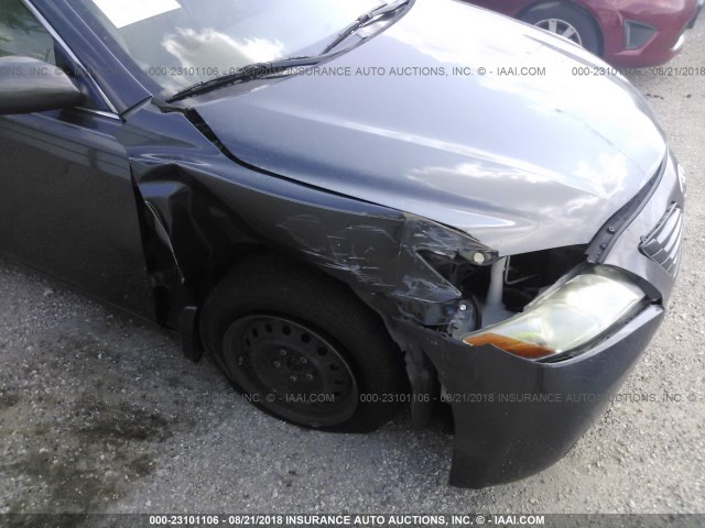 4T1BE46K28U251905 - 2008 TOYOTA CAMRY CE/LE/XLE/SE GRAY photo 6