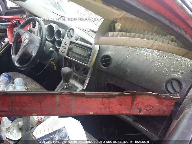 2T1KR32E46C599718 - 2006 TOYOTA COROLLA MATRIX XR RED photo 5