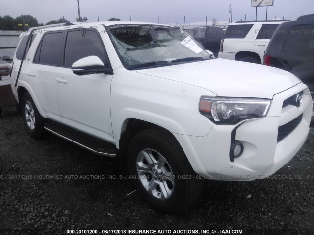 JTEZU5JR9E5076036 - 2014 TOYOTA 4RUNNER SR5/LIMITED WHITE photo 1