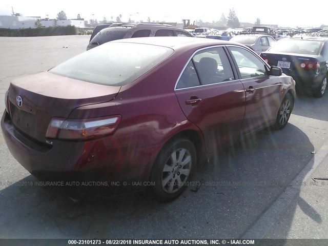 4T1BK46K38U062592 - 2008 TOYOTA CAMRY LE/XLE/SE 红色 照片 4