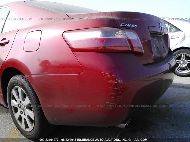 4T1BK46K38U062592 - 2008 TOYOTA CAMRY LE/XLE/SE 红色 照片 6
