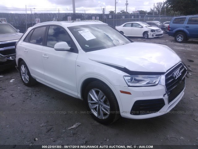 WA1BCCFS5JR018060 - 2018 AUDI Q3 PREMIUM WHITE photo 1