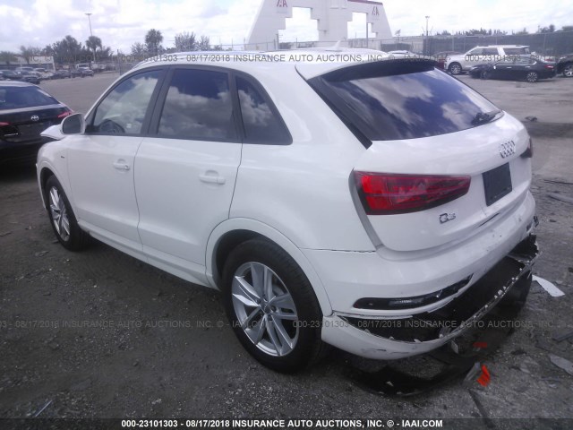 WA1BCCFS5JR018060 - 2018 AUDI Q3 PREMIUM WHITE photo 3