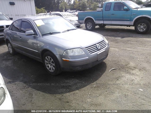 WVWPD63BX3P290276 - 2003 VOLKSWAGEN PASSAT GLS GRAY photo 1