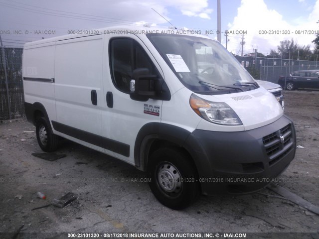 3C6TRVAG0JE104936 - 2018 RAM PROMASTER 1500 1500 STANDARD WHITE photo 1