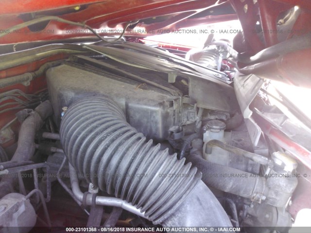 5TELU42N47Z416709 - 2007 TOYOTA TACOMA DOUBLE CAB 红色 照片 10