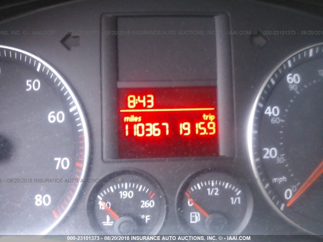 3VWRJ71K28M194999 - 2008 VOLKSWAGEN JETTA WOLFSBURG 红色 照片 7