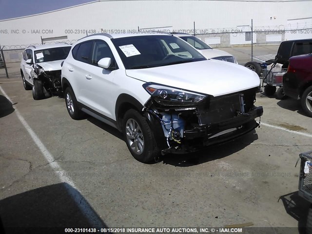 KM8J3CA48JU672196 - 2018 HYUNDAI TUCSON WHITE photo 1