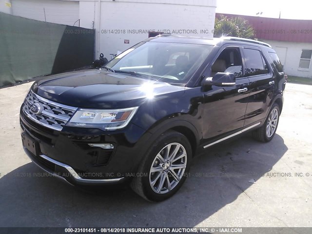 1FM5K7F83HGD22118 - 2017 FORD EXPLORER LIMITED 黑色 照片 2