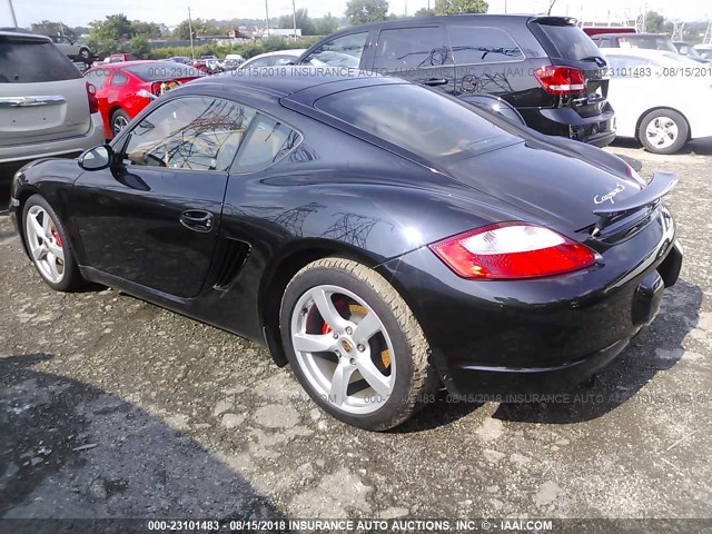 WP0AB29848U781984 - 2008 PORSCHE CAYMAN S BLACK photo 3