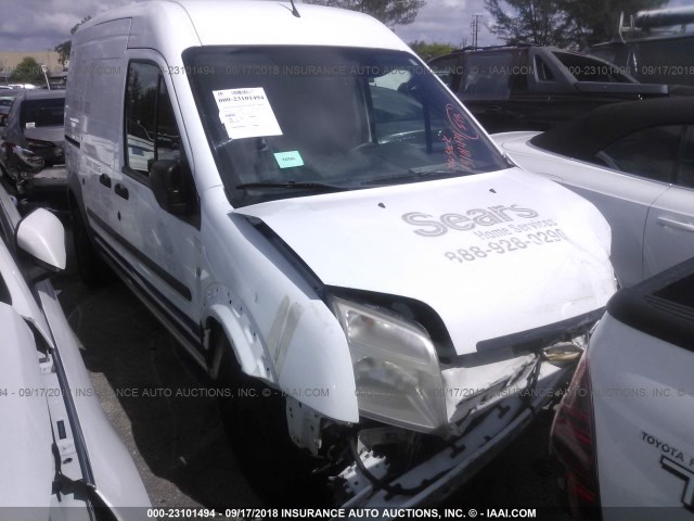 NM0LS7AN7DT130465 - 2013 FORD TRANSIT CONNECT XL WHITE photo 1