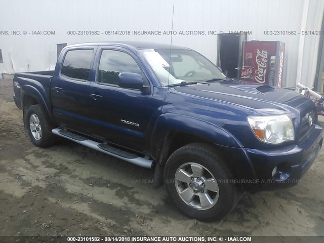 5TELU42N38Z535966 - 2008 TOYOTA TACOMA DOUBLE CAB ლურჯი ფოტო 1