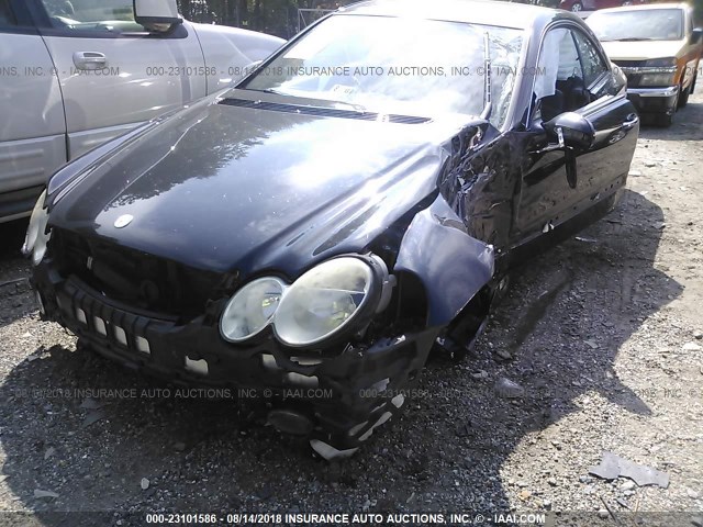 WDBTJ56HX6F187112 - 2006 MERCEDES-BENZ CLK 350 BLACK photo 6