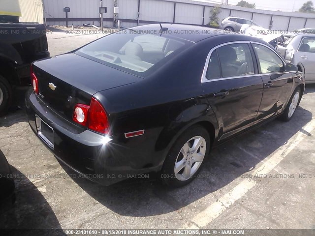 1G1ZB5E12BF115577 - 2011 CHEVROLET MALIBU LS BLACK photo 4