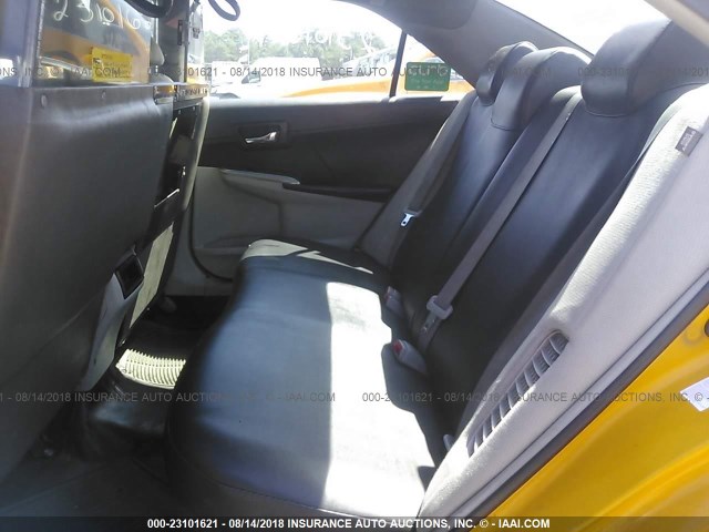 4T1BD1FK7CU007466 - 2012 TOYOTA CAMRY HYBRID/LE/XLE 黄色 照片 8