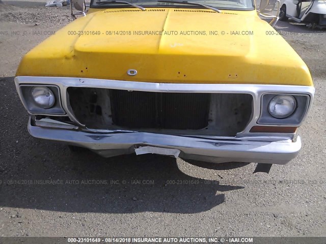 F10BRBE4401 - 1978 FORD F100 YELLOW photo 6