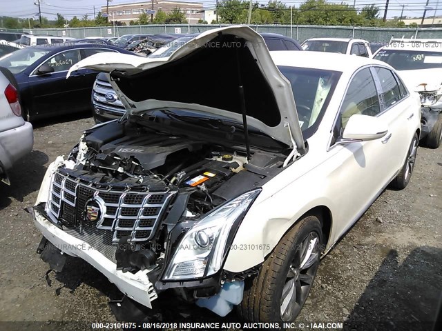 2G61L5S31E9191007 - 2014 CADILLAC XTS WHITE photo 2