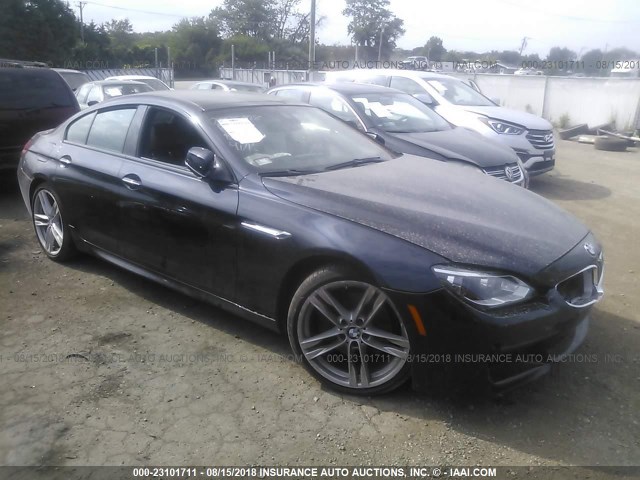 WBA6B4C58FD761134 - 2015 BMW 650 XI/GRAN COUPE BLACK photo 1