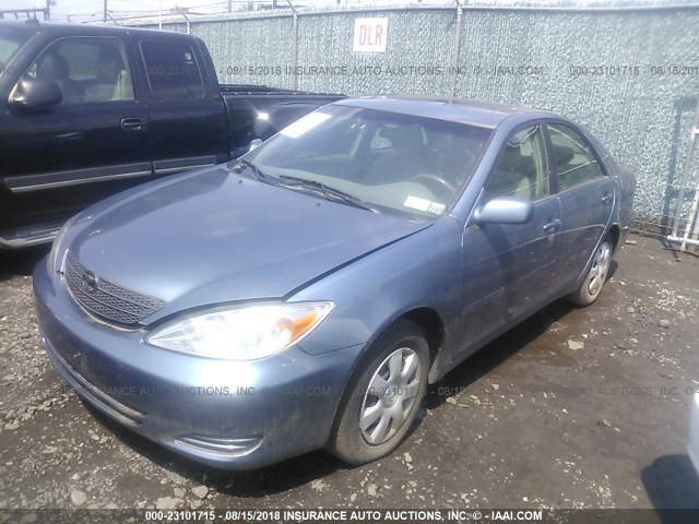 4T1BE32K12U581297 - 2002 TOYOTA CAMRY LE/XLE/SE Mavi foto 2