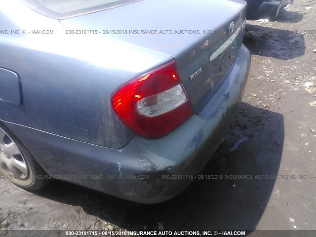 4T1BE32K12U581297 - 2002 TOYOTA CAMRY LE/XLE/SE Mavi foto 6