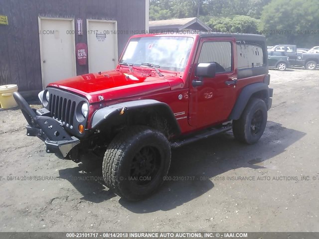 1J4AA2D10BL511297 - 2011 JEEP WRANGLER SPORT 红色 照片 2