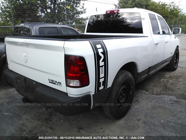 1C6RD6FT3CS249263 - 2012 DODGE RAM 1500 ST WHITE photo 4