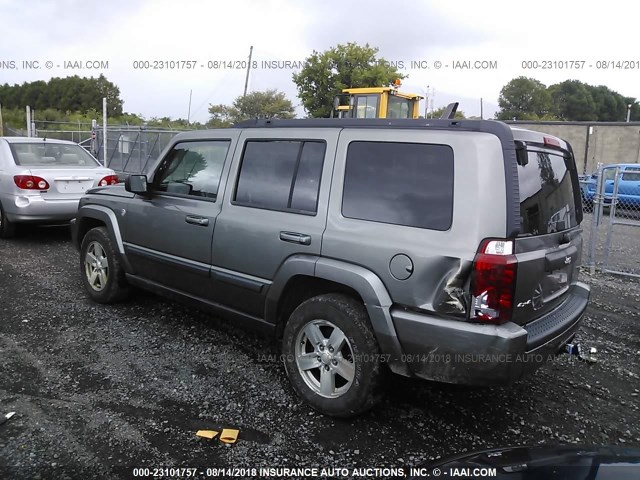 1J8HG48N98C128388 - 2008 JEEP COMMANDER SPORT GRAY photo 3