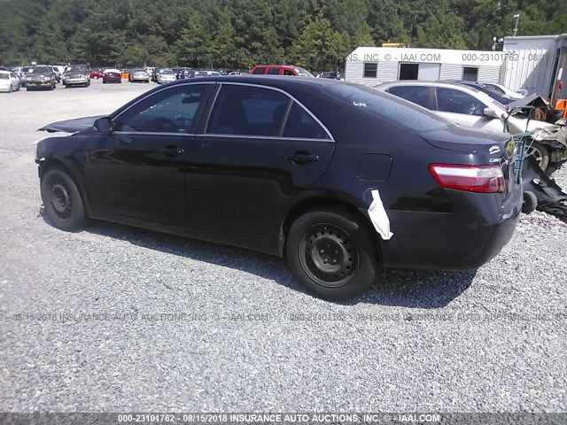 4T1BE46K78U196982 - 2008 TOYOTA CAMRY CE/LE/XLE/SE BLACK photo 3
