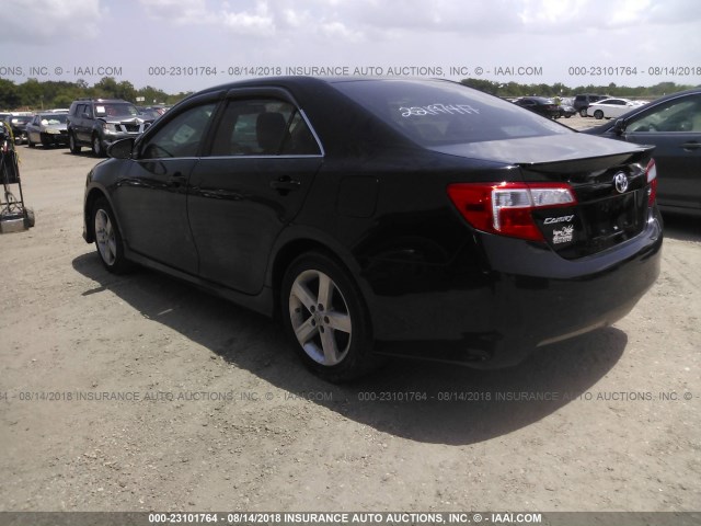 4T1BF1FK0DU234221 - 2013 TOYOTA CAMRY L/SE/LE/XLE 黑色 照片 3