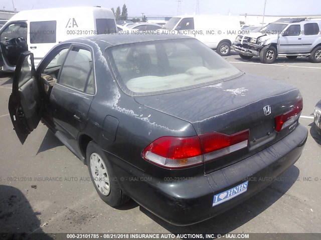 1HGCF86661A118797 - 2001 HONDA ACCORD VALUE GREEN photo 3