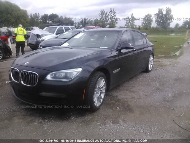 WBAYF8C57FD654371 - 2015 BMW 750 LXI BLACK photo 2