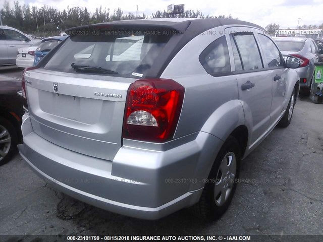 1B3CB1HA0BD254492 - 2011 DODGE CALIBER EXPRESS SILVER photo 4