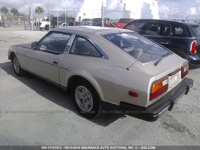 HGS130115759 - 1979 DATSUN 280ZX BEIGE photo 3