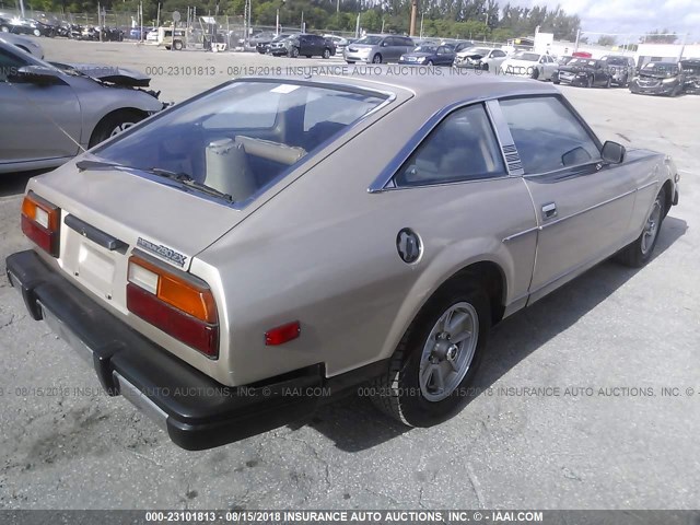 HGS130115759 - 1979 DATSUN 280ZX BEIGE photo 4