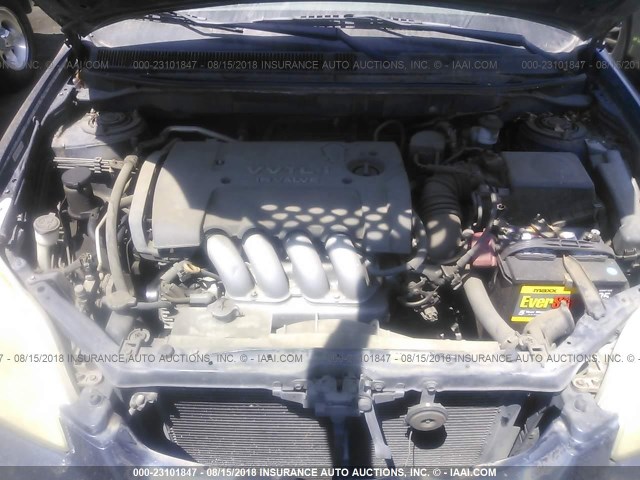 2T1KY38E63C010125 - 2003 TOYOTA COROLLA MATRIX XRS BLUE photo 10