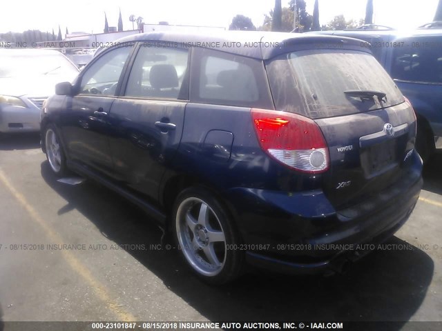 2T1KY38E63C010125 - 2003 TOYOTA COROLLA MATRIX XRS BLUE photo 3