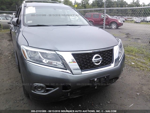 5N1AR2MM8FC660356 - 2015 NISSAN PATHFINDER S/SV/SL/PLATINUM 灰色 照片 6