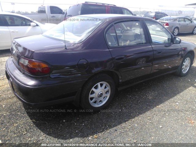 1G1NE52M3X6253060 - 1999 CHEVROLET MALIBU LS 勃艮第红 照片 4