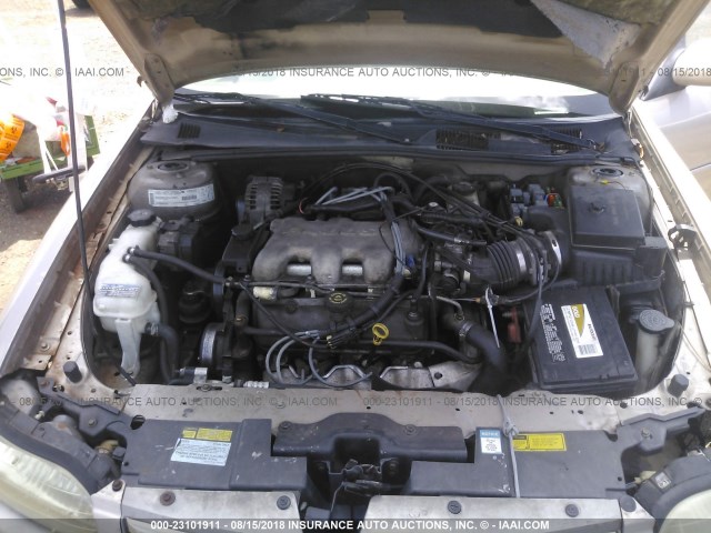 1G1NE52J2Y6136299 - 2000 CHEVROLET MALIBU LS 棕色 照片 10