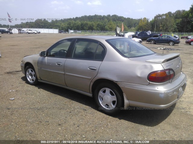 1G1NE52J2Y6136299 - 2000 CHEVROLET MALIBU LS 棕色 照片 3