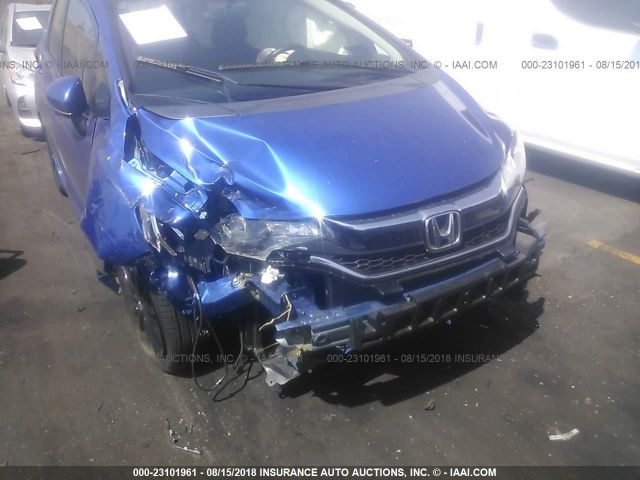 3HGGK5G63JM710204 - 2018 HONDA FIT SPORT ლურჯი ფოტო 6