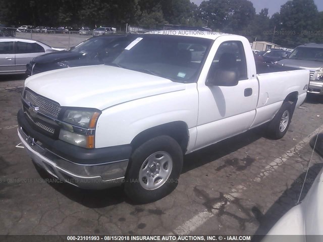 1GCEK14X33Z234789 - 2003 CHEVROLET SILVERADO K1500 WHITE photo 2