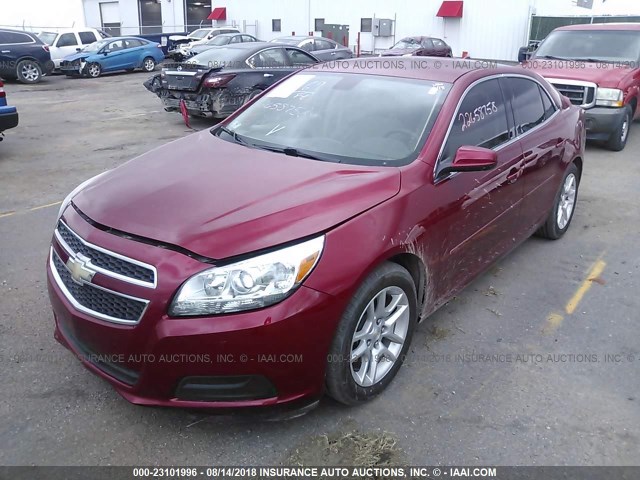 1G11D5SR5DF155723 - 2013 CHEVROLET MALIBU 1LT 栗色 照片 2