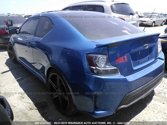JTKJF5C72E3085415 - 2014 TOYOTA SCION TC 蓝色 照片 3