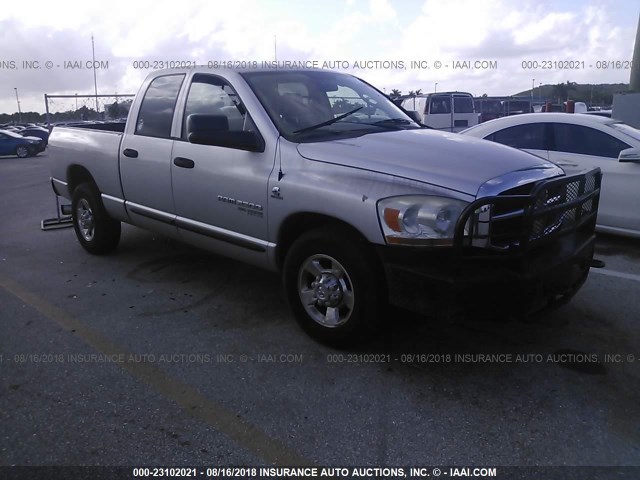 3D7KR28C66G118038 - 2006 DODGE RAM 2500 ST/SLT SILVER photo 1