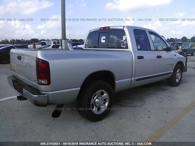 3D7KR28C66G118038 - 2006 DODGE RAM 2500 ST/SLT SILVER photo 4