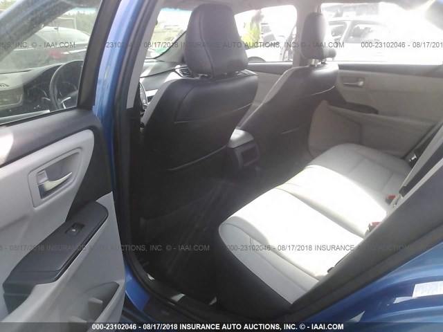 4T1BF1FK9HU741298 - 2017 TOYOTA CAMRY LE/XLE/SE/XSE BLUE photo 8